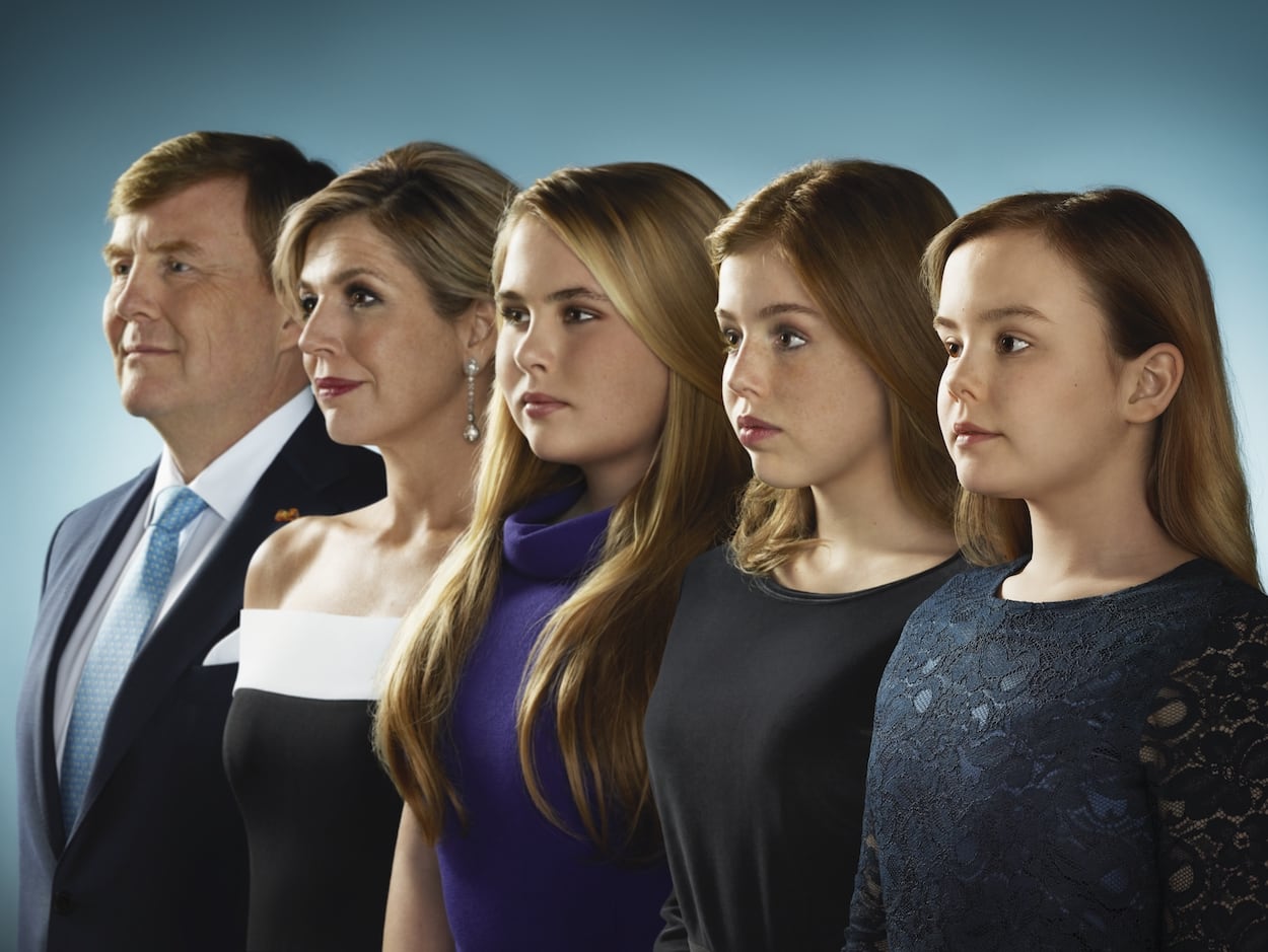 2018 gezin erwin olaf maxima wa amalia alexia ariane rvd