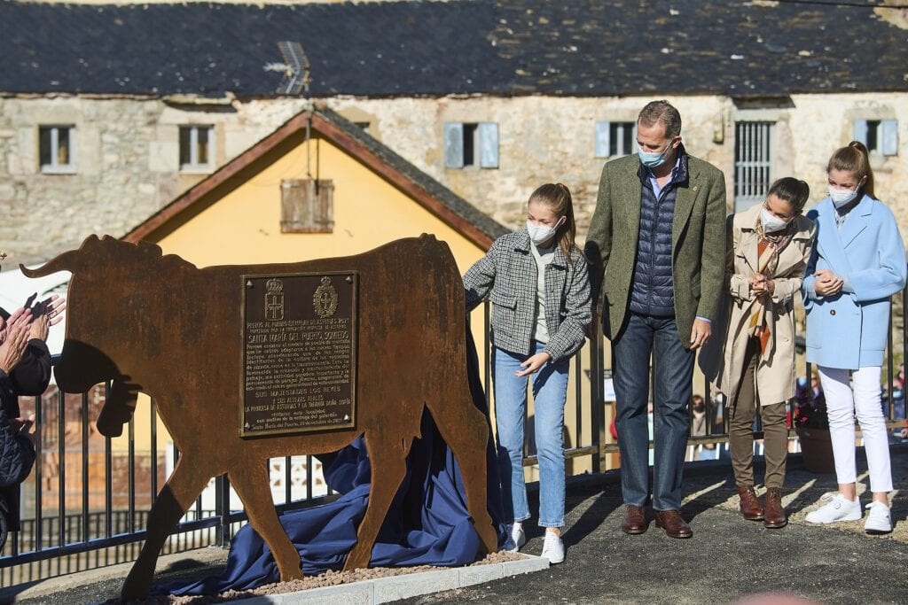 2021 10 23 spanje wandeling leonor sofia ANP 03 plaquette