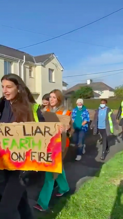 alexia mars protest wales 2021 instagram atlantic college