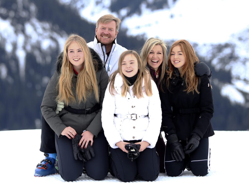 2020 lech gezin amalia alexia ariane sneeuw anp