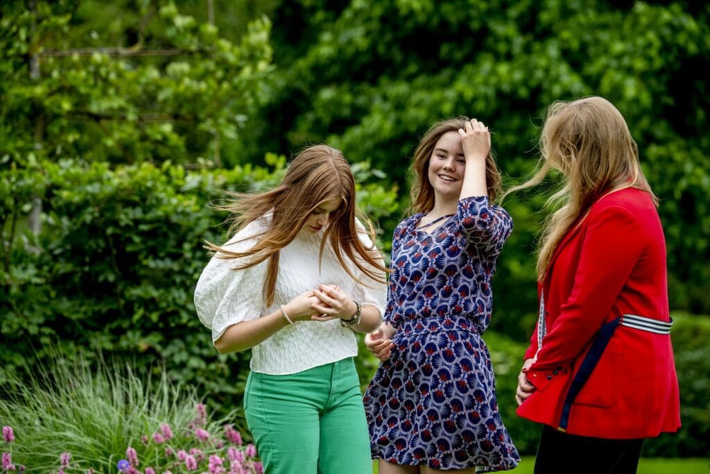2021 fotomoment koninklijk gezin ANP ariane alexia amalia onbewaakt moment