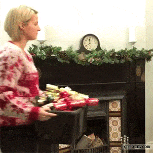 gif kerst boom versieren