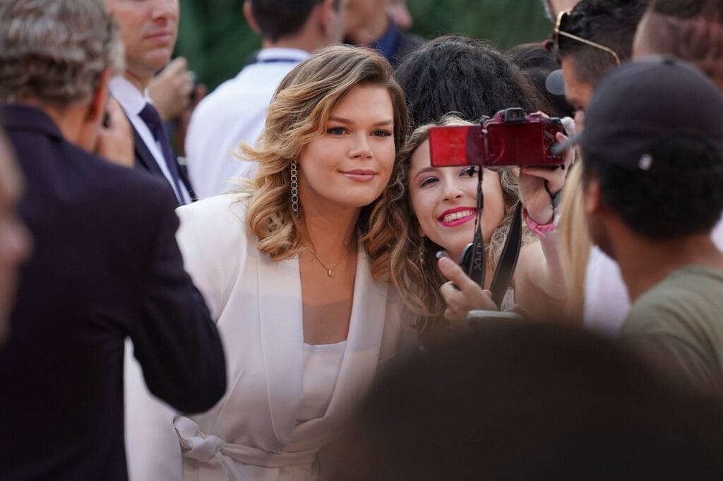 Camille Gottlieb CELEBRITES : 62eme Festival de TÃƒ lÃƒ vision de Monte Carlo Red Carpet de la cÃƒ rÃƒ monie dâ„¢ouverture