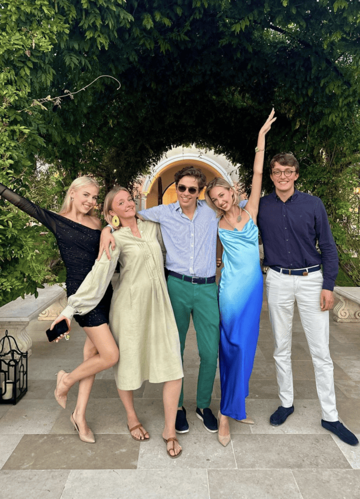 2023 instagram carolina bourbon louise aymeric nicolas chiara saint tropez instagram grid