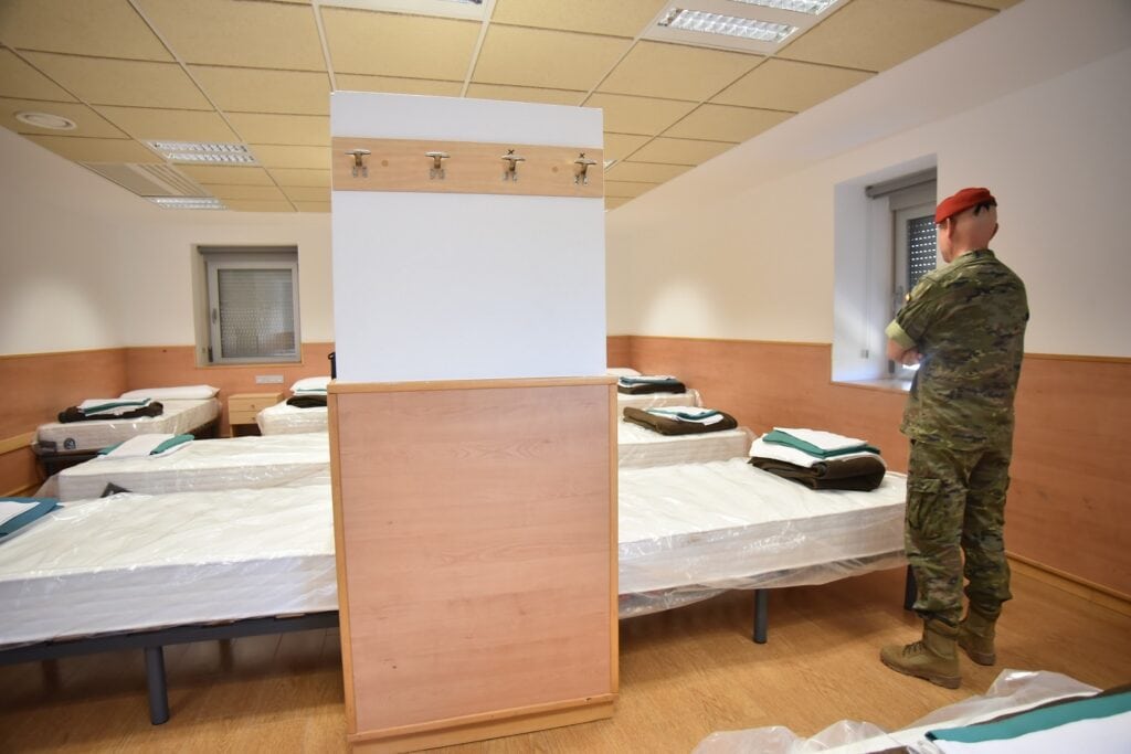 Visit to the facilities of the General Military Academy of Zaragoza on the occasion of the entry of the Princess of Asturias.