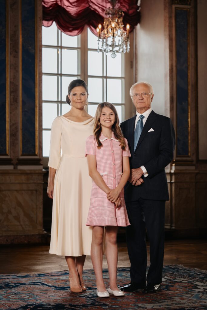 H.M. Konungen, H.K.H. Kronprinsessan och H.K.H. Prinsessan Estelle
2023