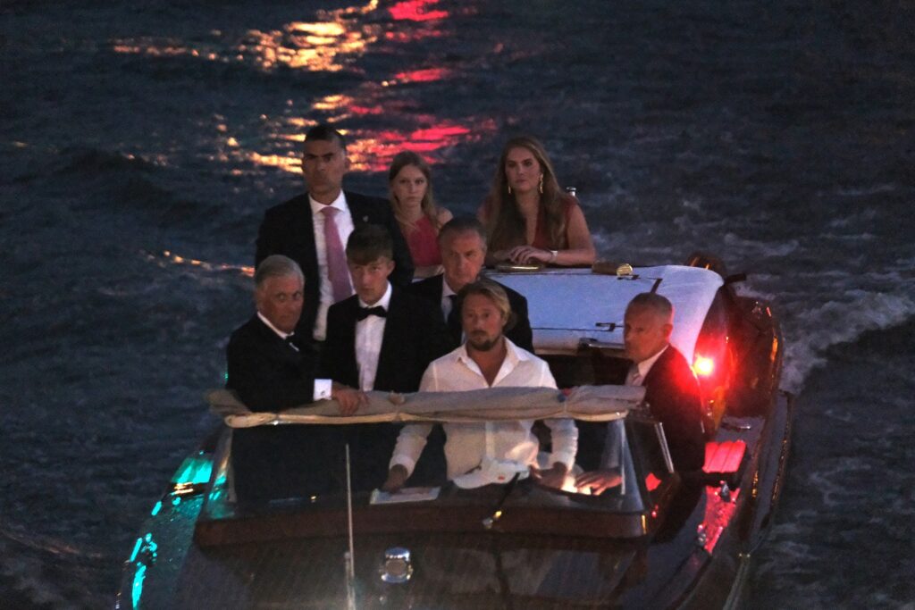 Princess Caterina Amalia Arrives At The Giorgio Armani Fashion Show In Venice