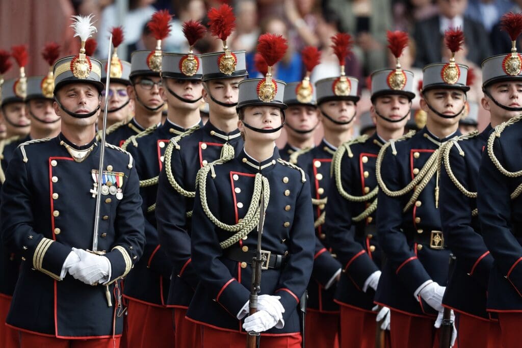 Spain's Crown Princess Leonor attends flag swearing ceremony in Zaragoza