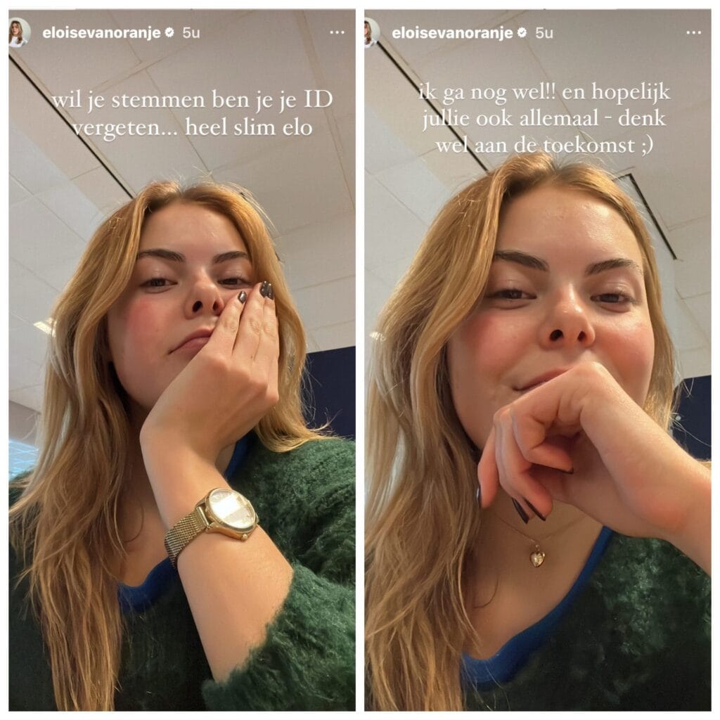 eloise van oranje verkiezingen 2023