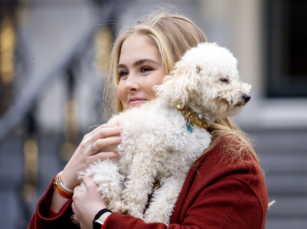Winterfotosessie koninklijke familie
