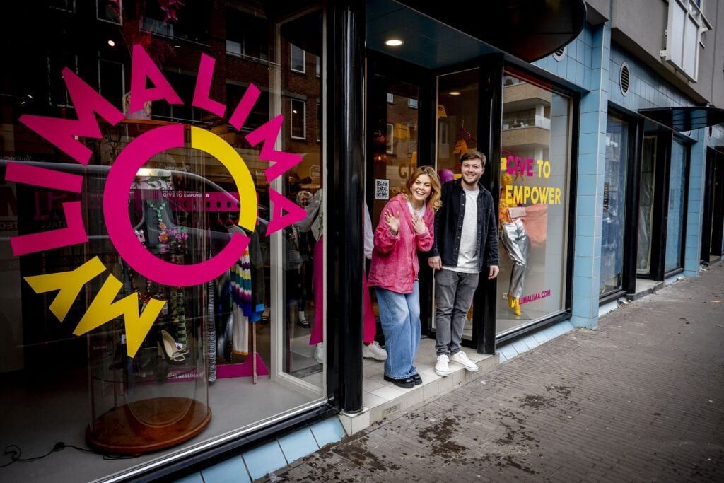 opening winkel My Lima Lima, de kledingwinkel van prinses Laurentien en Eloise van Oranje