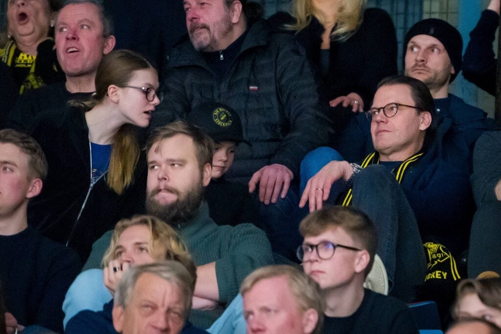Ice hockey game between AIK Ishockey and Djurgårdens IF on the 45th matchday of the HockeyAllsvenskan at Hovet in Stockholm, Sweden, February 16, 2024.
