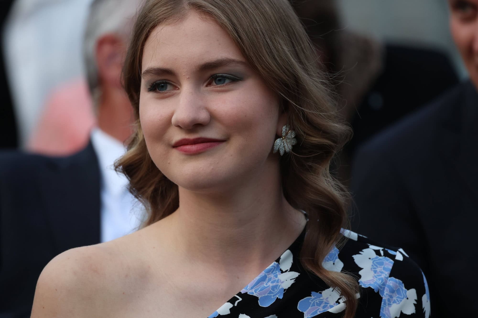 Belgian National Day 2023 : Evening Festivities BRUSSELS, BELGIUM JULY 21 : Evening festivities after the military par