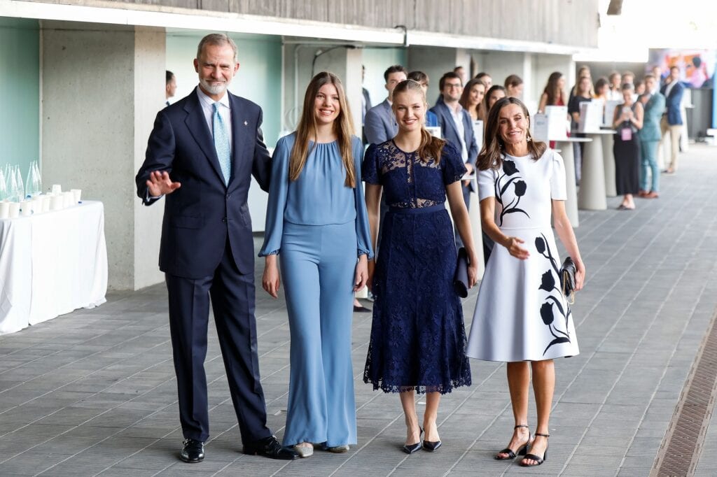 Leonor Chairs The Princess Of Girona Awards Accompanied By His Parents And Sister Sofia, Spain 10 Jul 2024