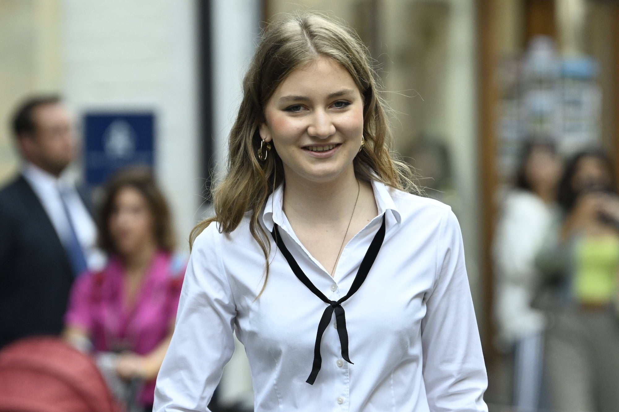 Princess Elisabeth takes part in the Oxford University graduation ceremony OXFORD, GREAT BRITAIN JULY 23 : Princess El
