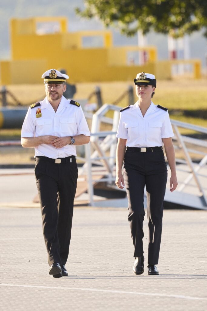 Princess Leonor attends Escuela Naval Militar de Marin, Spain 29 Aug 2024