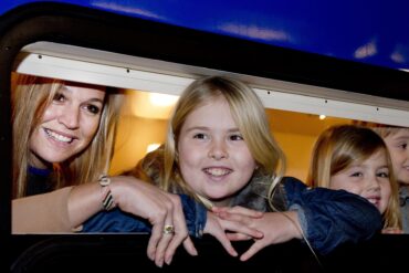 Koninklijke familie met de trein naar Lech