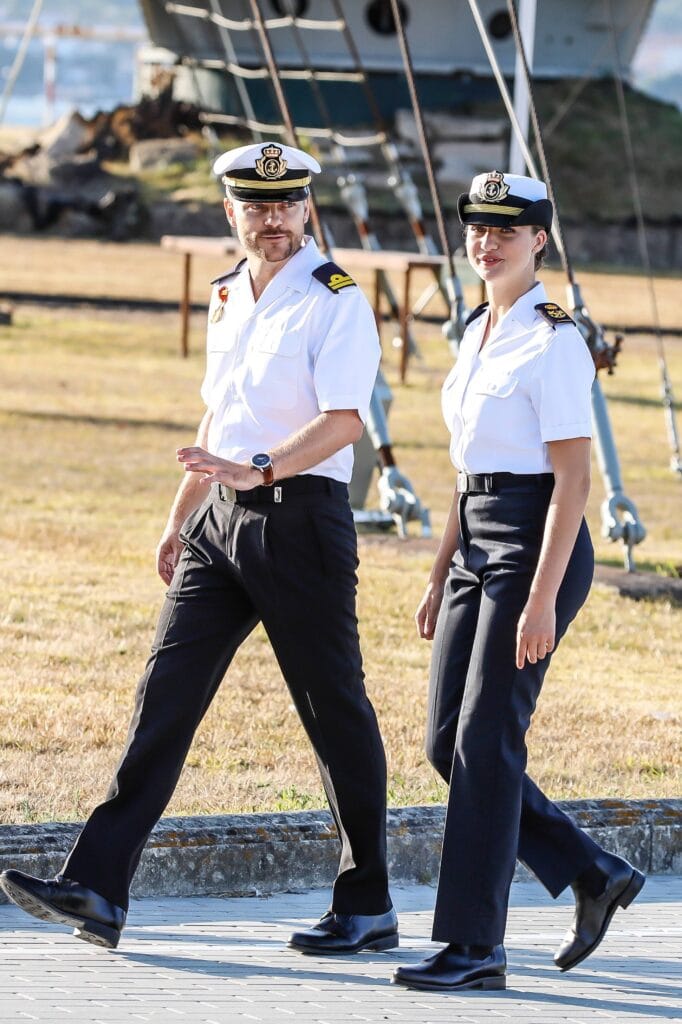 Arrival at the Naval Academy ‘Escuela Naval Militar’ in Marin, Spain, 29 August 2024.