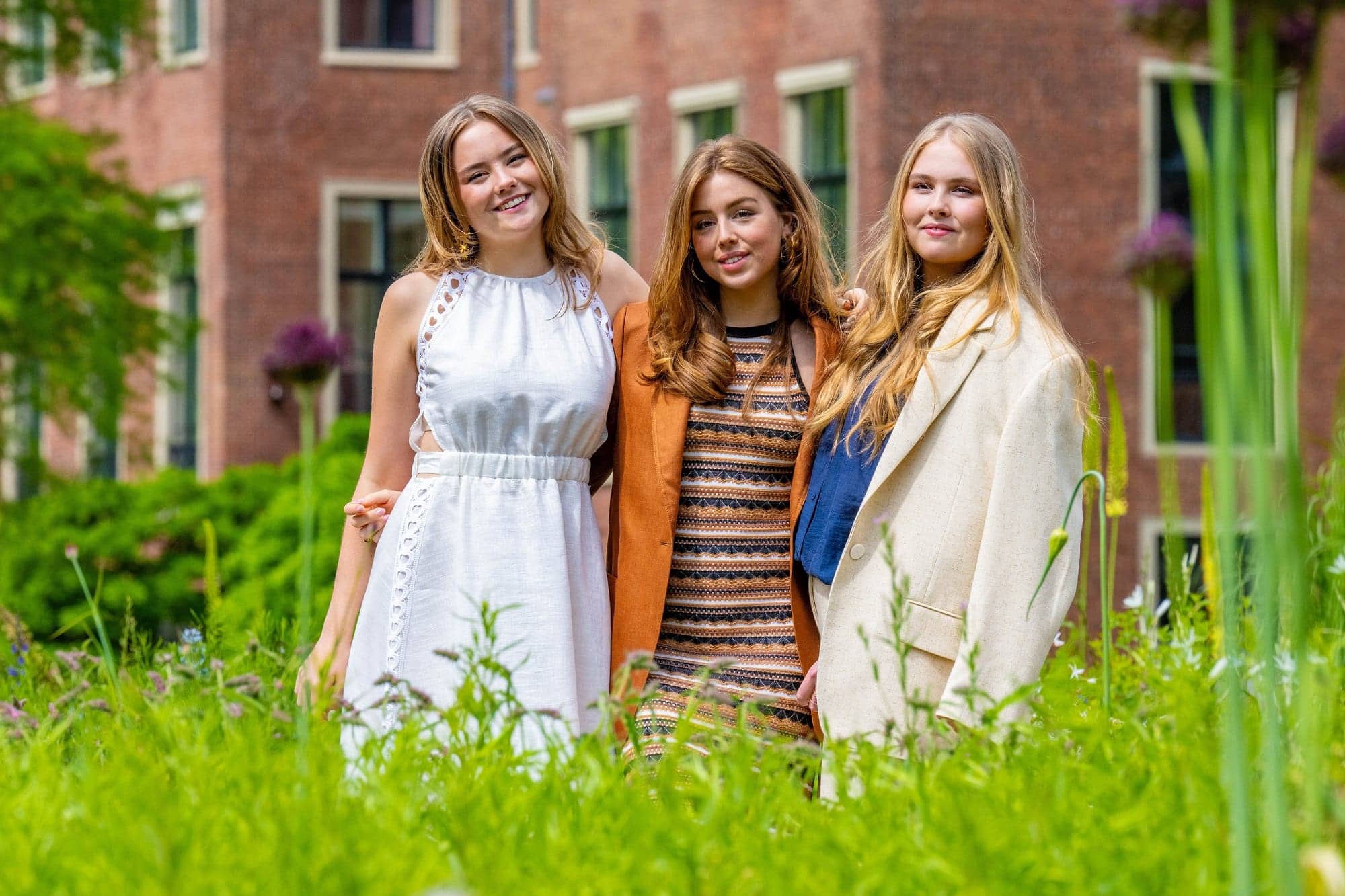Jaarlijkse zomer fotosessie koninklijke familie