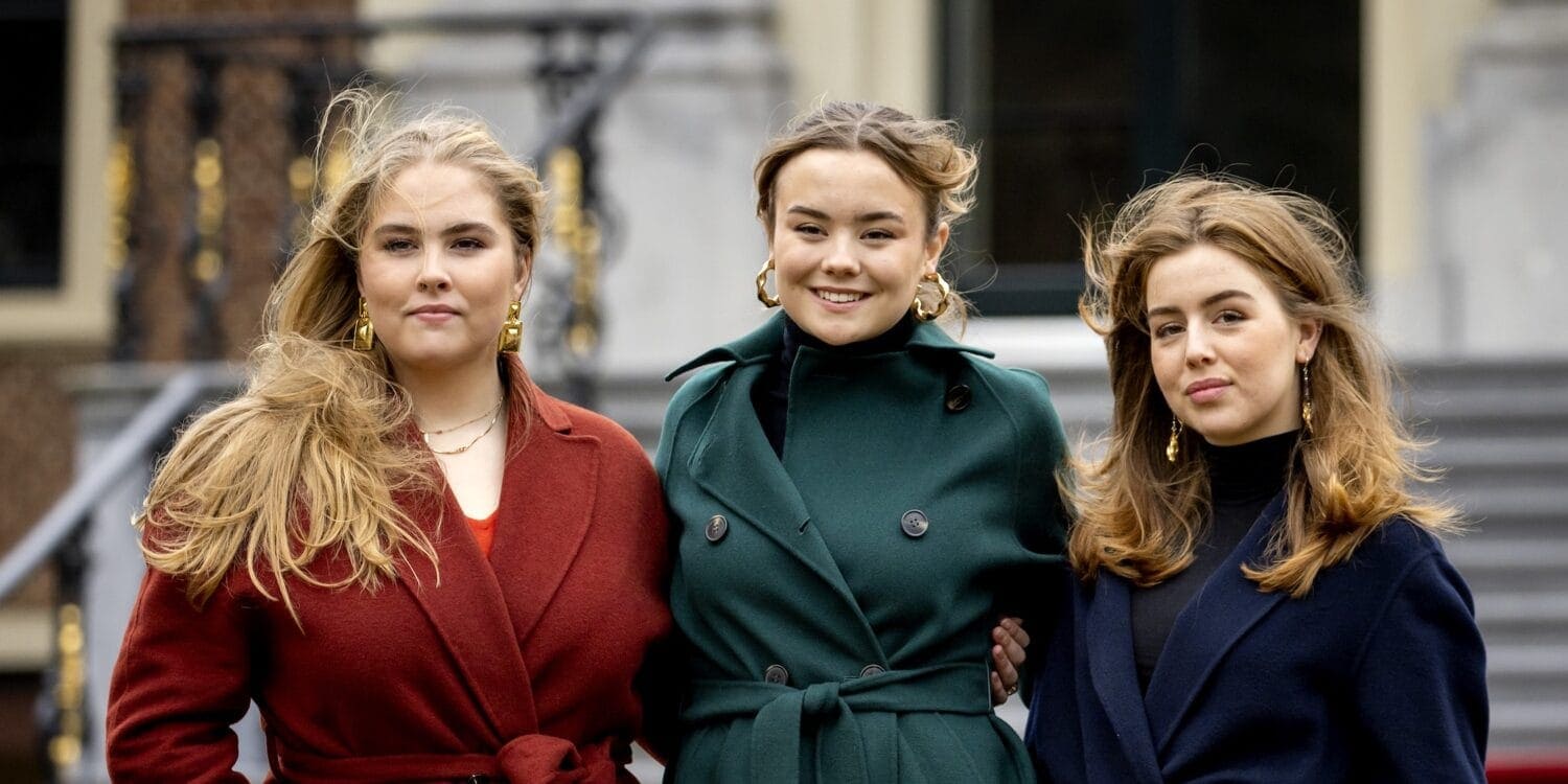 Winterfotosessie koninklijke familie