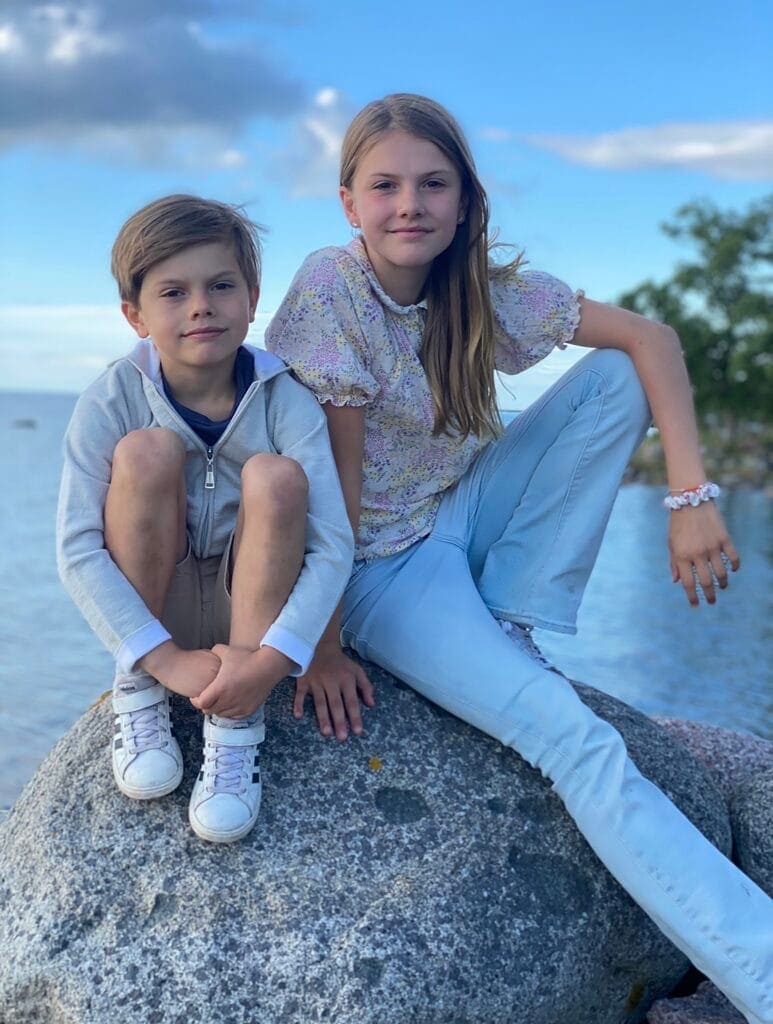 Prinsessan Estelle och Prins Oscar, sommaren 2023