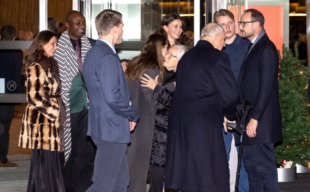 Attending the ballet performance of ‘The Nutcracker’ at the Opera House in Oslo, Norway, 21 December 2024.