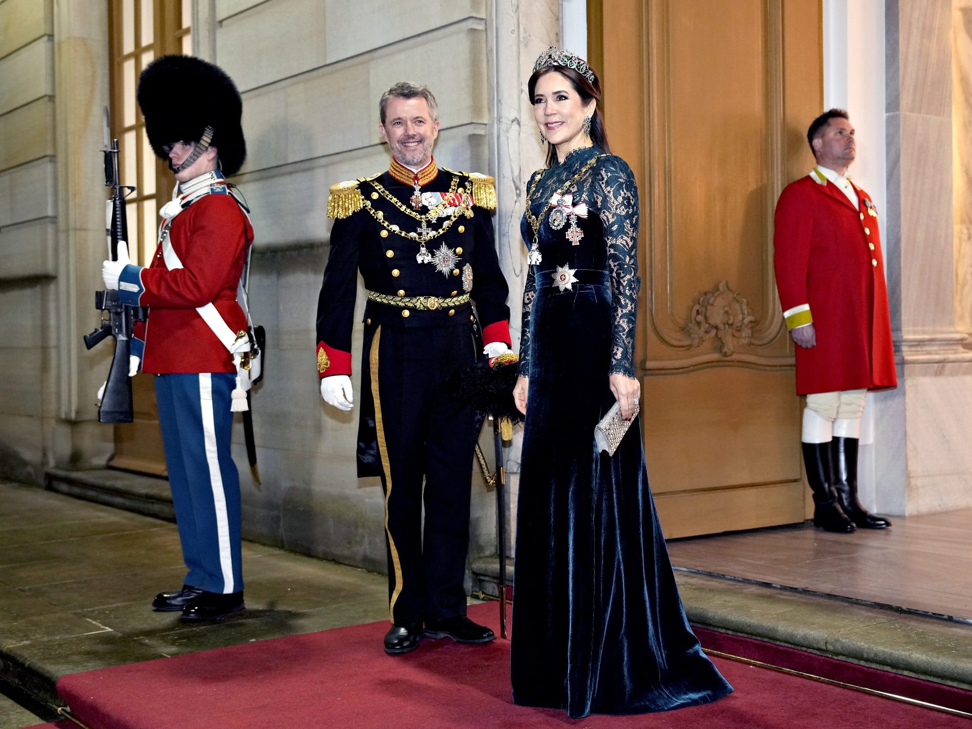 Denmark King and Queen New Year's reception