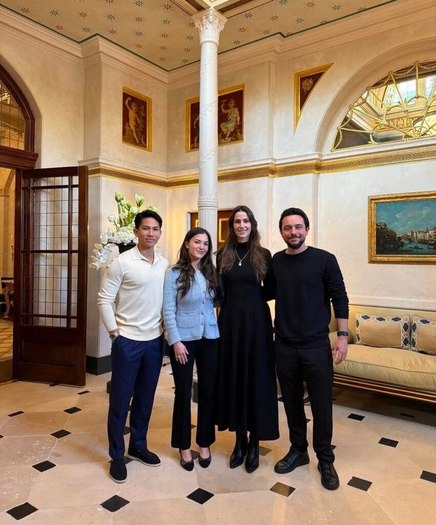 2025 jordanie hussein rajwa mateen anisha IG Hussein