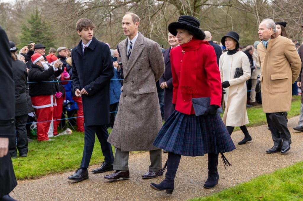 Christmas Day church service, St. Mary Magdalene Church, Sandringham, Norfolk, UK 25 Dec 2024