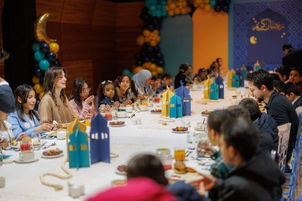 Prince Al Hussein And Wife Host Iftar For Orphans Jordan, Amman 25 Mar 2025