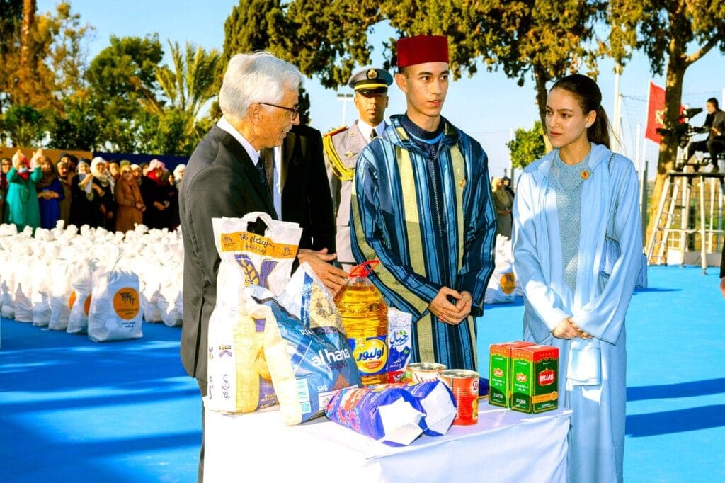 Crown Prince of Morocco and Sister Launch Charity Ramadan Operation Rabat 04 Mar 2025