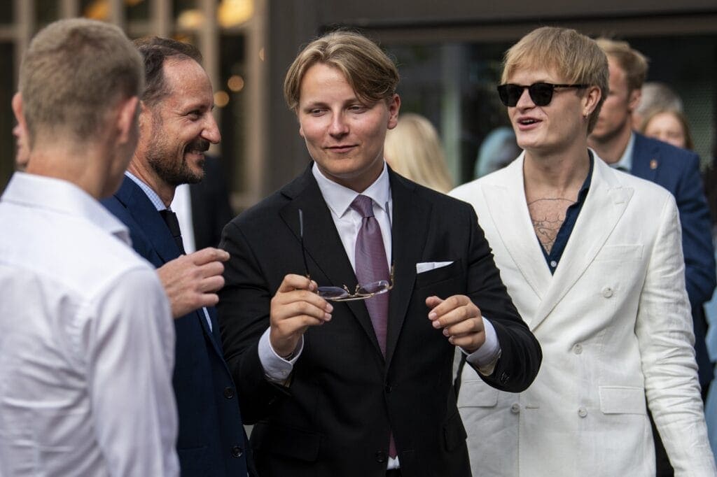 Crown Prince Haakon, Prince Sverre Magnus and Marius Borg Hoiby