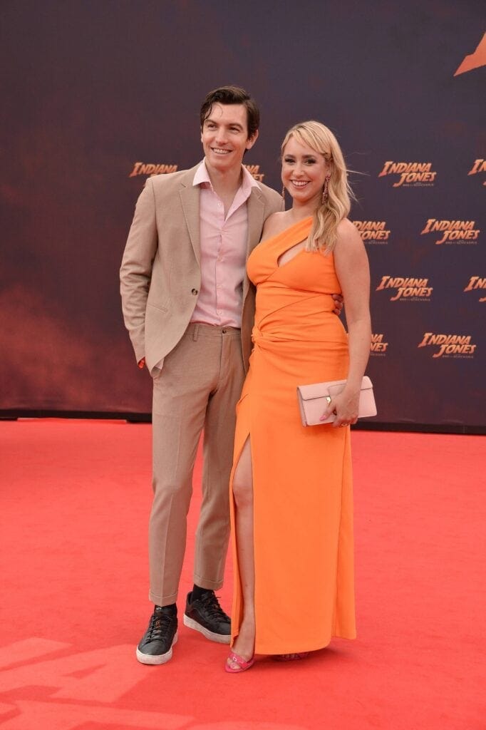 Jazmin Grace Grimaldi (Tochter von Fuerst Albert II. von Monaco) mit Freund Ian Mellencamp bei der Ankunft zur Deutschla