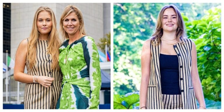 Amalia en ariane streepjespak max mara