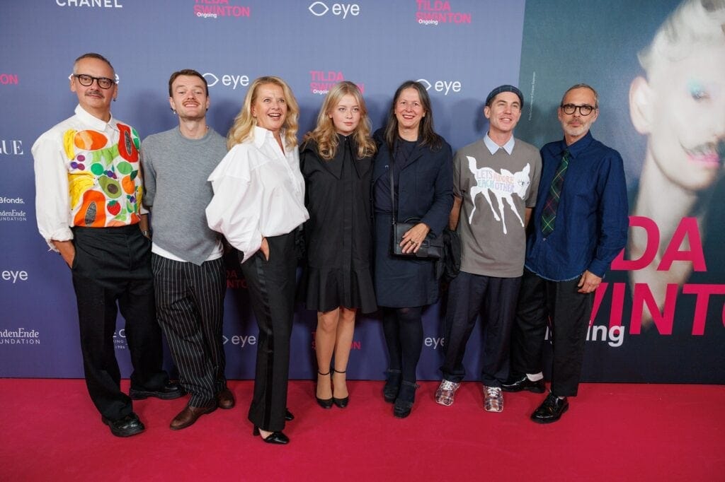 Tilda Swinton opent tentoonstelling in Eye Filmmuseum