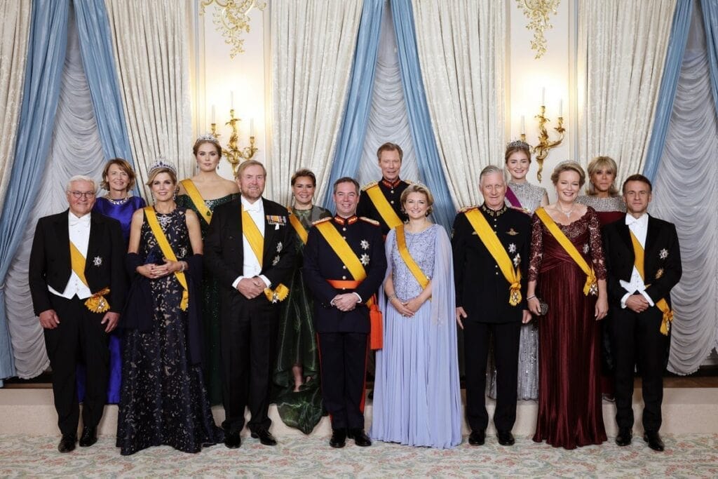 Luxemburg familiefoto inhuldiging