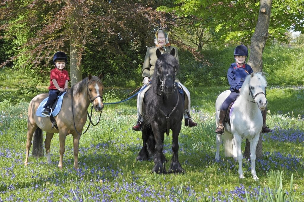 2011 engeland louise james en de queen paarden ANP