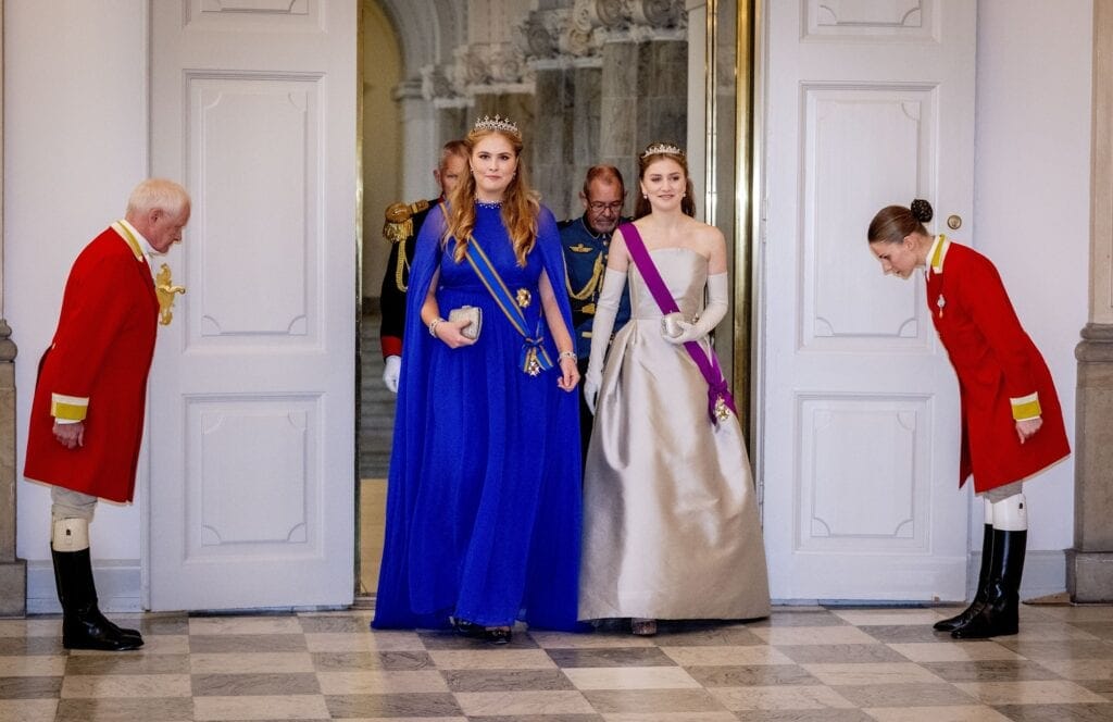 2023 Amalia en Elisabeth in Kopenhagen ANP