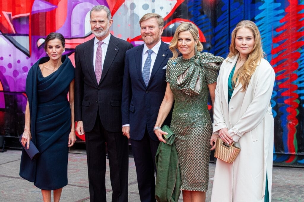 2024 amalia met WA Maxima en Spaanse royals ANP