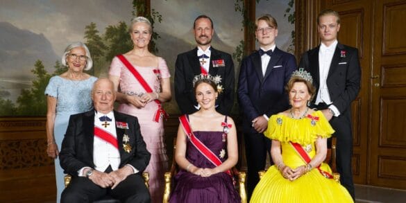 2022 noorwegen groepsportret Ingrid Sverre Marius ANP
